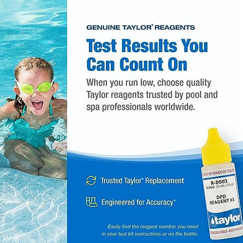 Taylor Reagent #3 label close-up for quick reference.