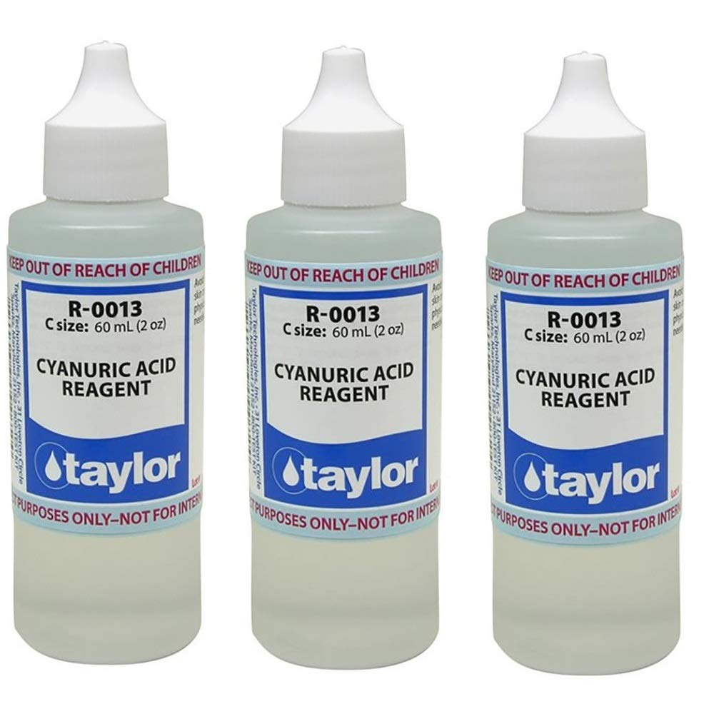 Taylor Technologies Cyanuric Acid Reagent 2oz pack for pool testing and precise readings