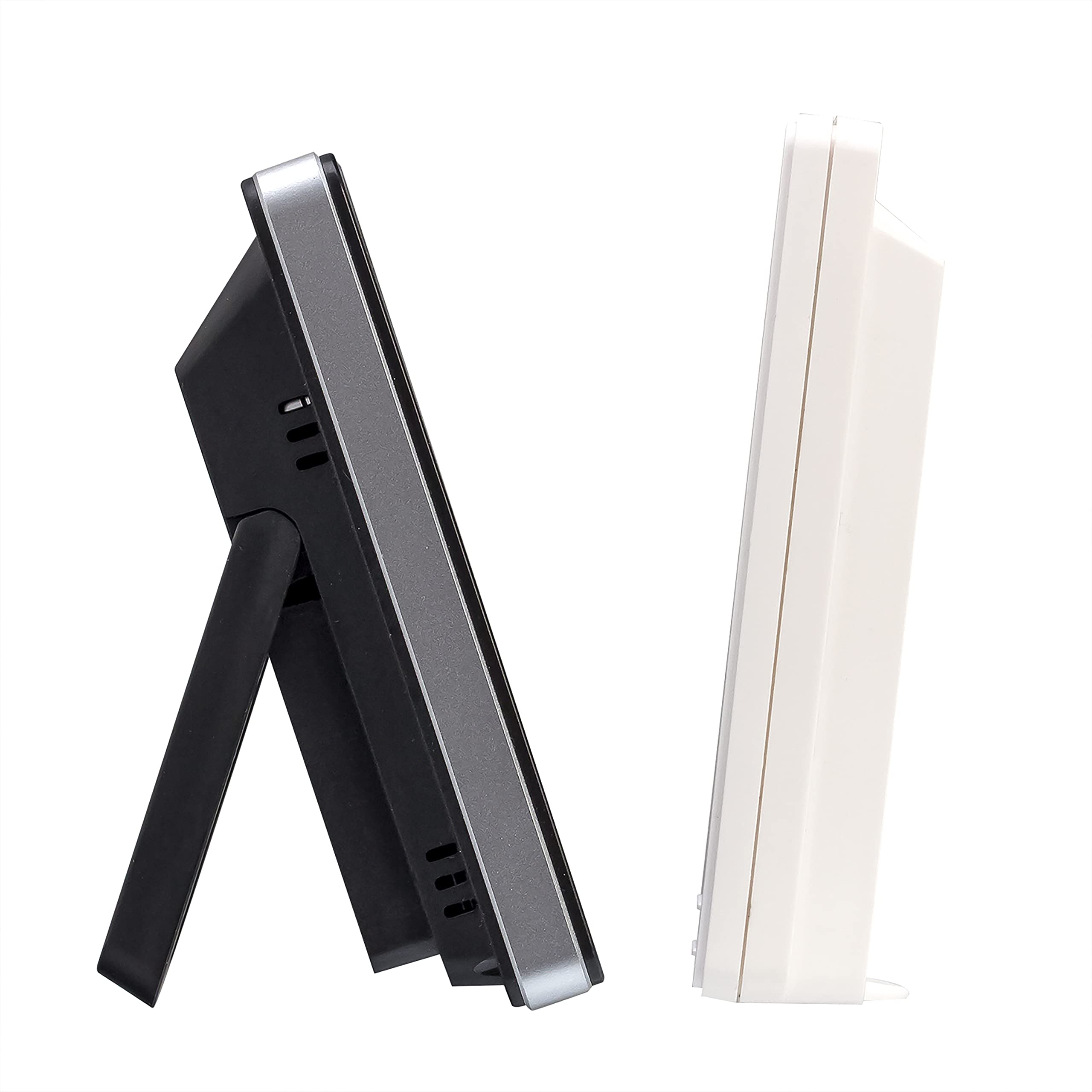 Taylor thermometer features large digits for effortless at-a-glance readings.