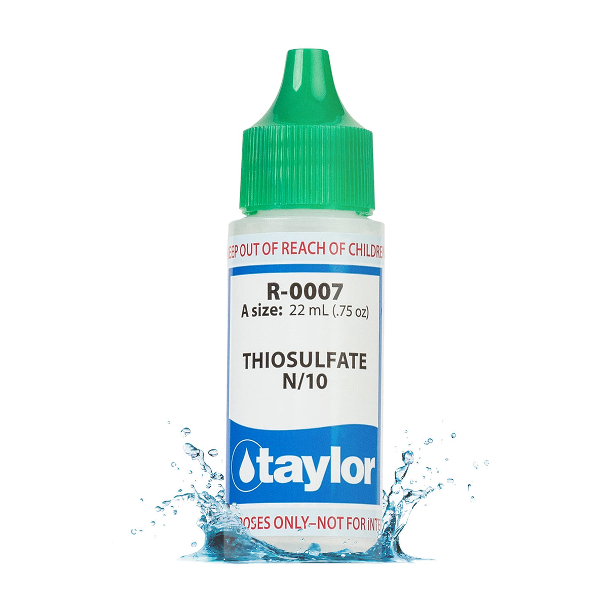 Taylor Thiosulfate 7 N10 0.75 oz dropper refill for pool testing