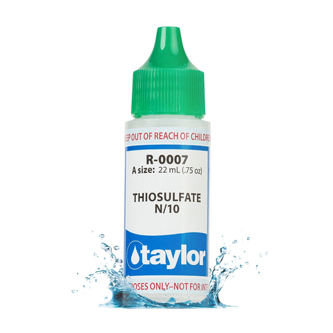 Taylor Thiosulfate 7 N10 0.75 oz dropper refill for pool testing