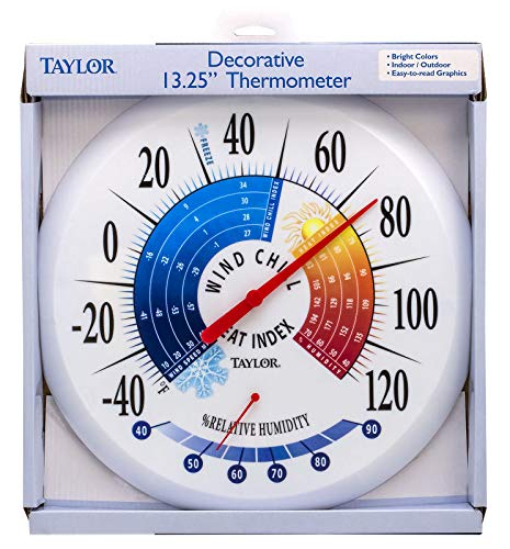 Taylor weather-resistant, shatterproof housing for all-season placement.