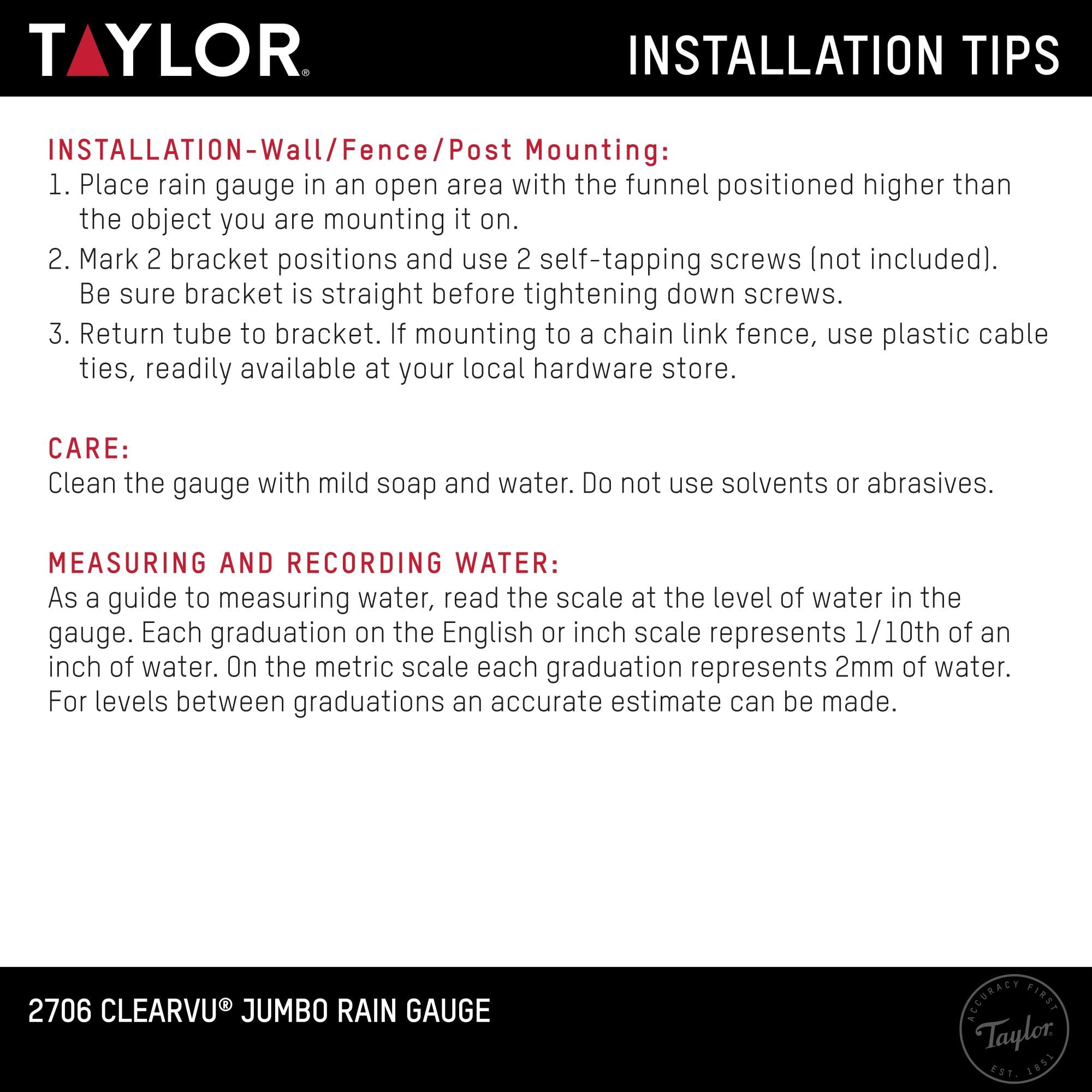 Taylor yellow rain gauge adds decorative color to outdoor spaces