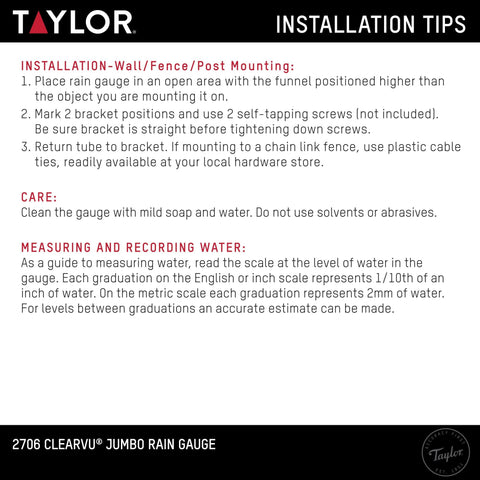 Taylor yellow rain gauge adds decorative color to outdoor spaces