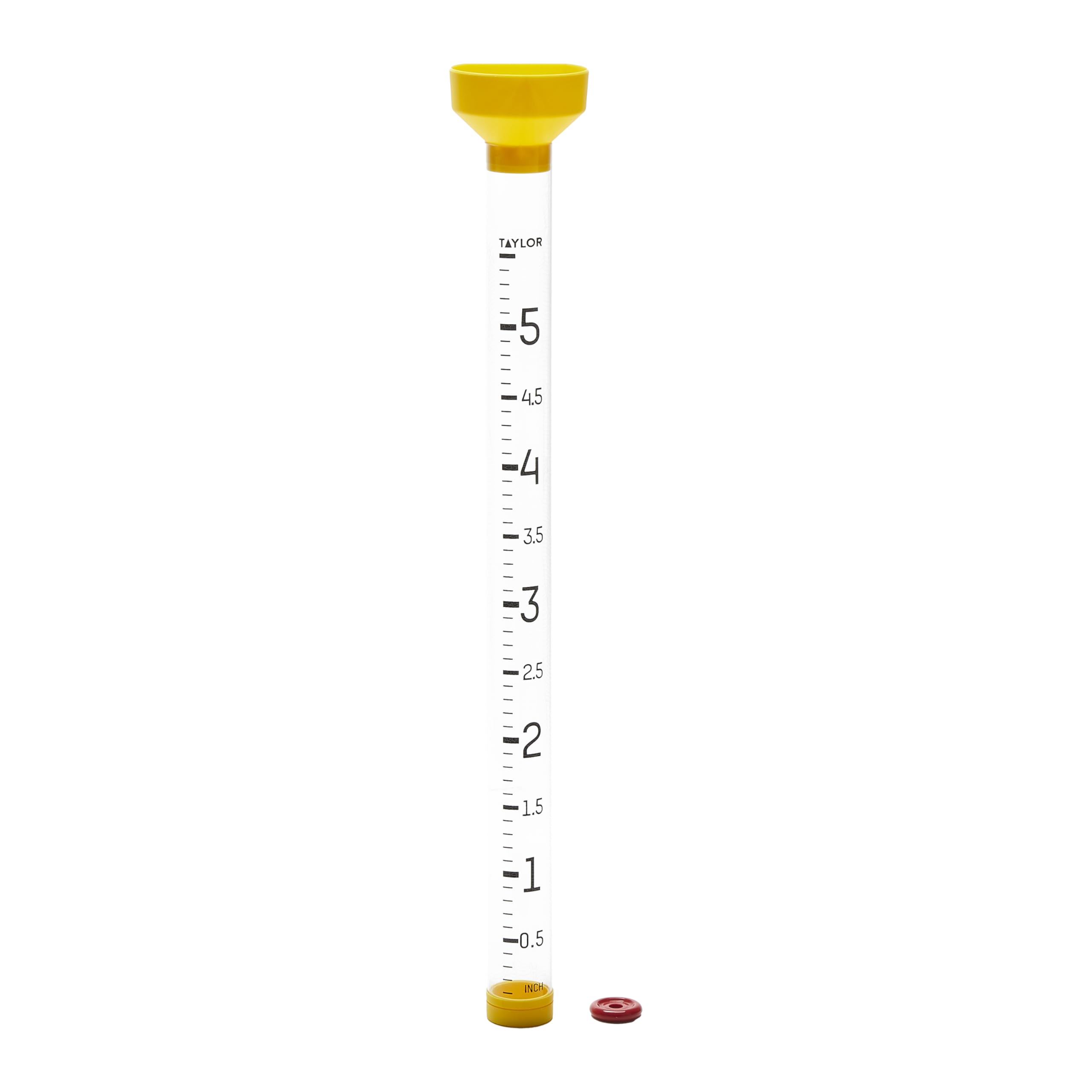 Taylor Jumbo Rain Gauge with red floating indicator for clear rainfall readings