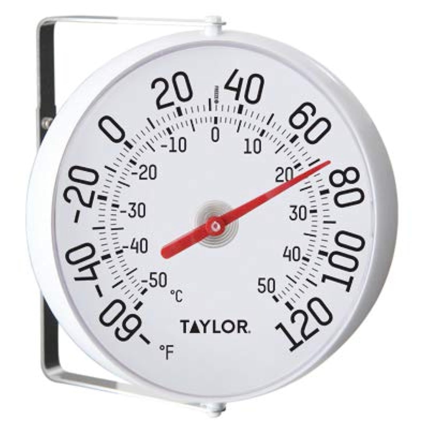 Taylor Precision 5159 mounting bracket image highlighting ready-to-install outdoor thermometer for durable performance.