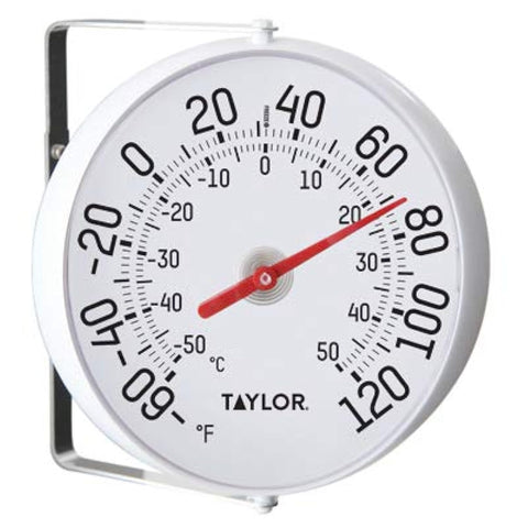Taylor Precision 5159 mounting bracket image highlighting ready-to-install outdoor thermometer for durable performance.