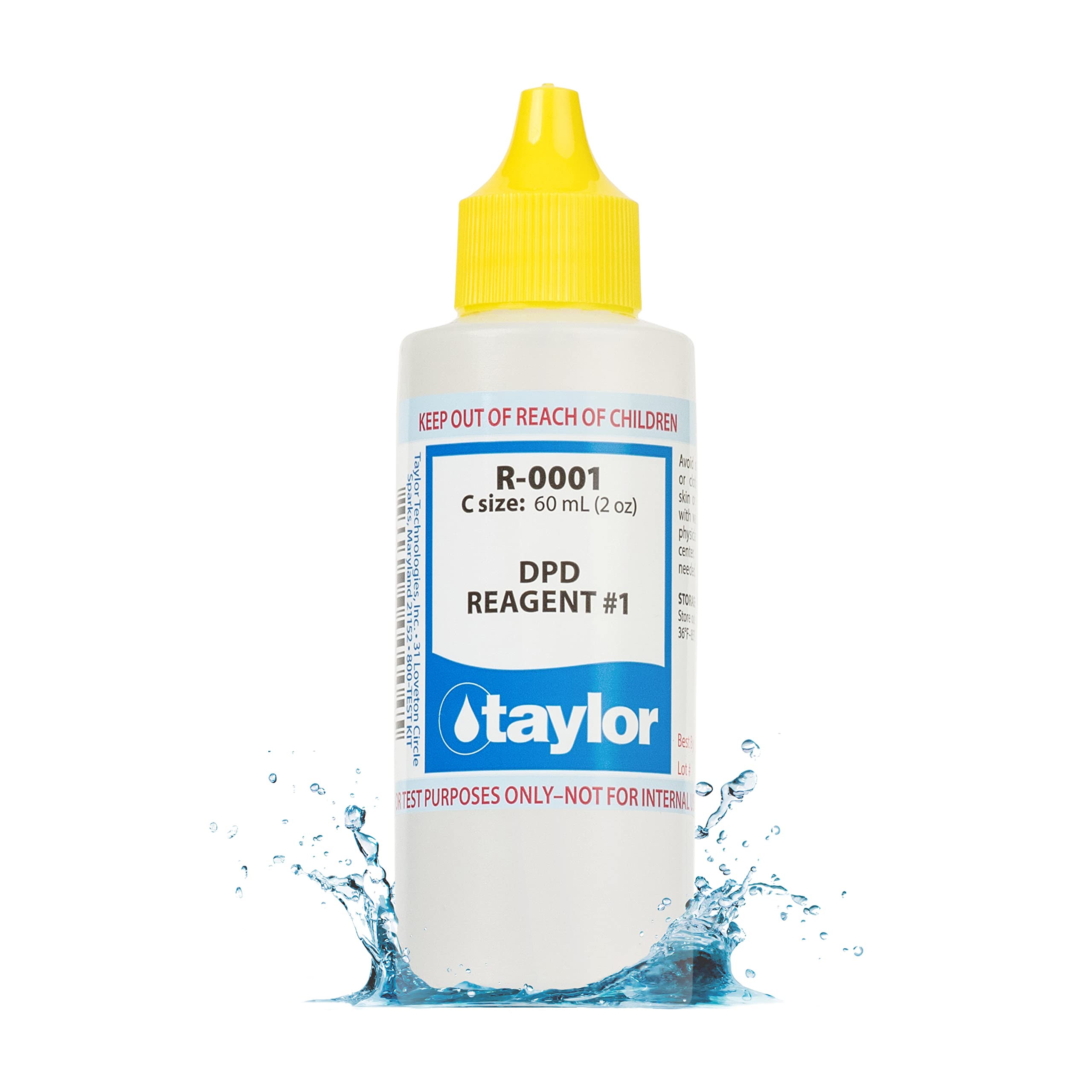 Taylor R-0001-C DPD Reagent 1 refill for accurate chlorine and bromine testing at home