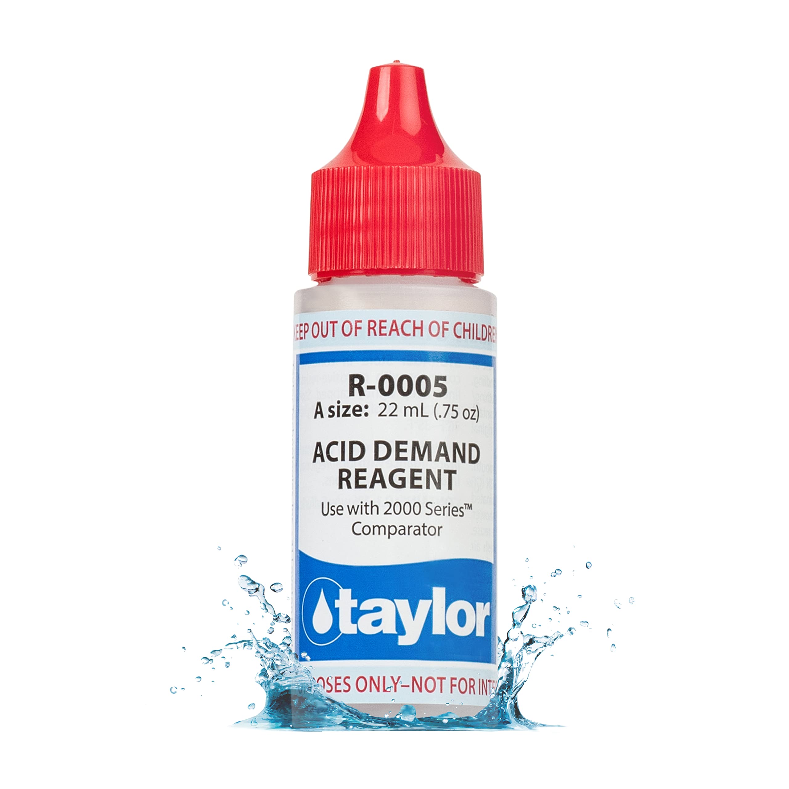 Taylor R-0005-A acid demand refill for 2000 series pool and spa tests