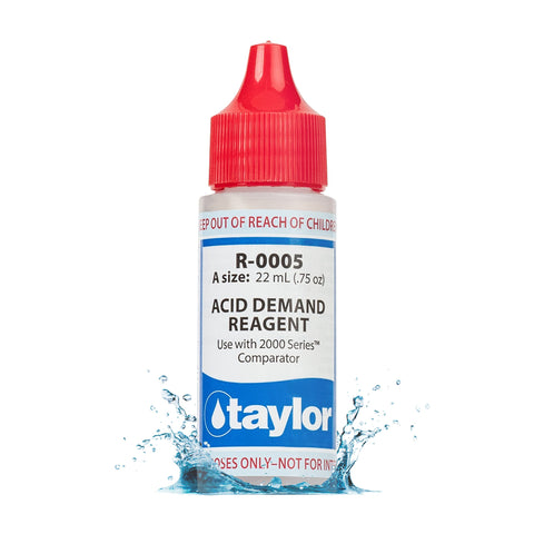 Taylor R-0005-A acid demand refill for 2000 series pool and spa tests