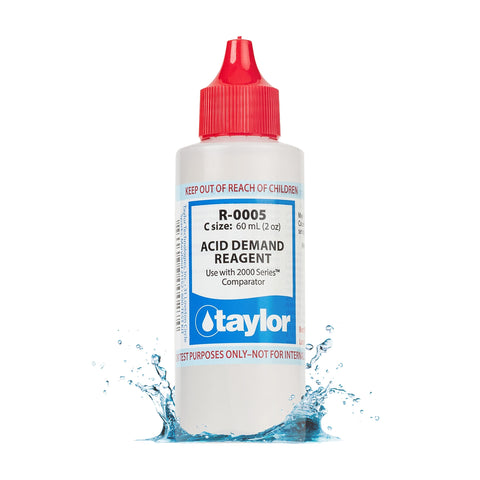 Taylor R-0005-C acid demand refill dropper for precise pool and spa testing in home setups