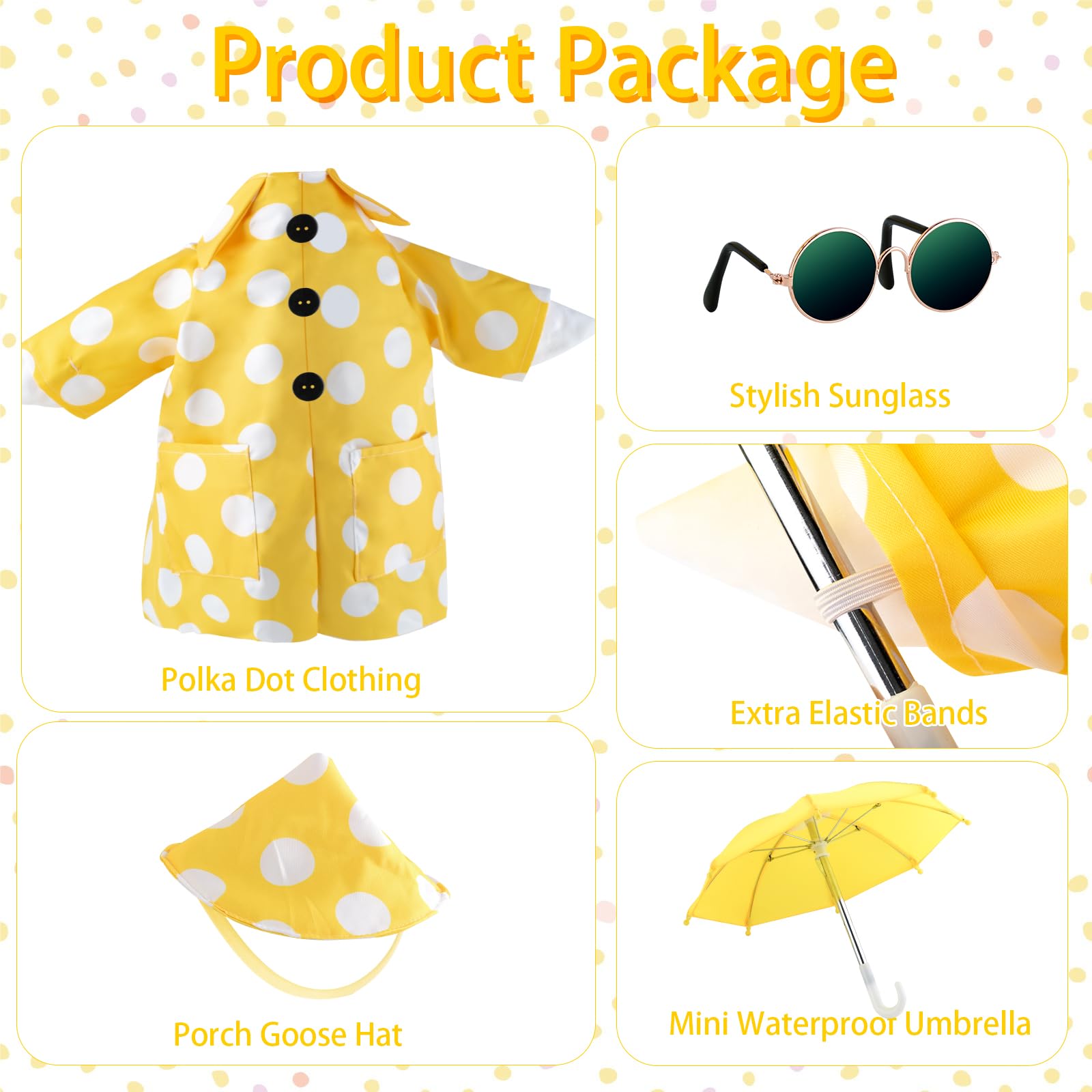 TAZKZZY goose hat yellow adds seasonal charm