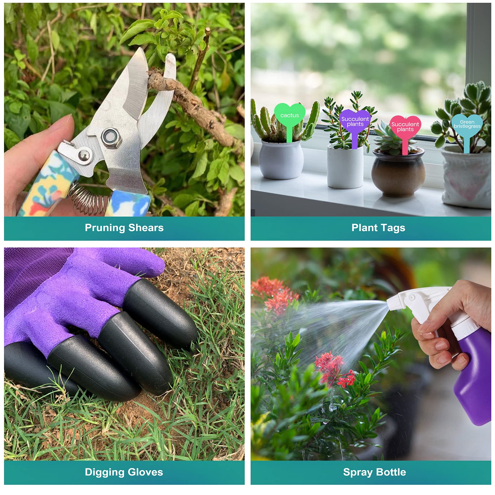 Tbltaca spray bottle for even plant hydration and care.