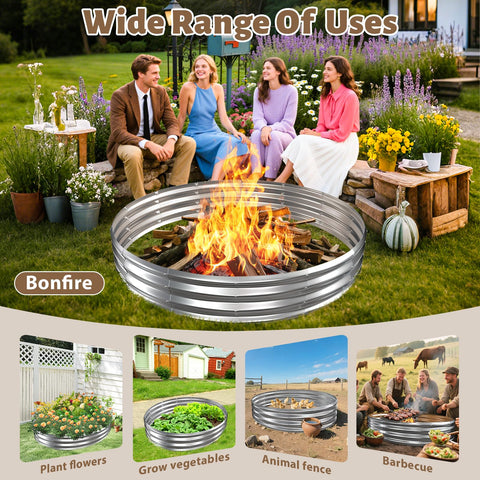 TBMLC camp fire ring camping use demonstrates portable appeal for outdoor adventures