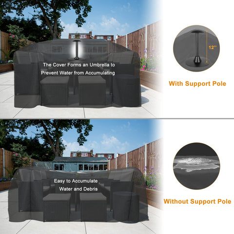 TBTeek durable aluminum pole system withstands outdoor conditions