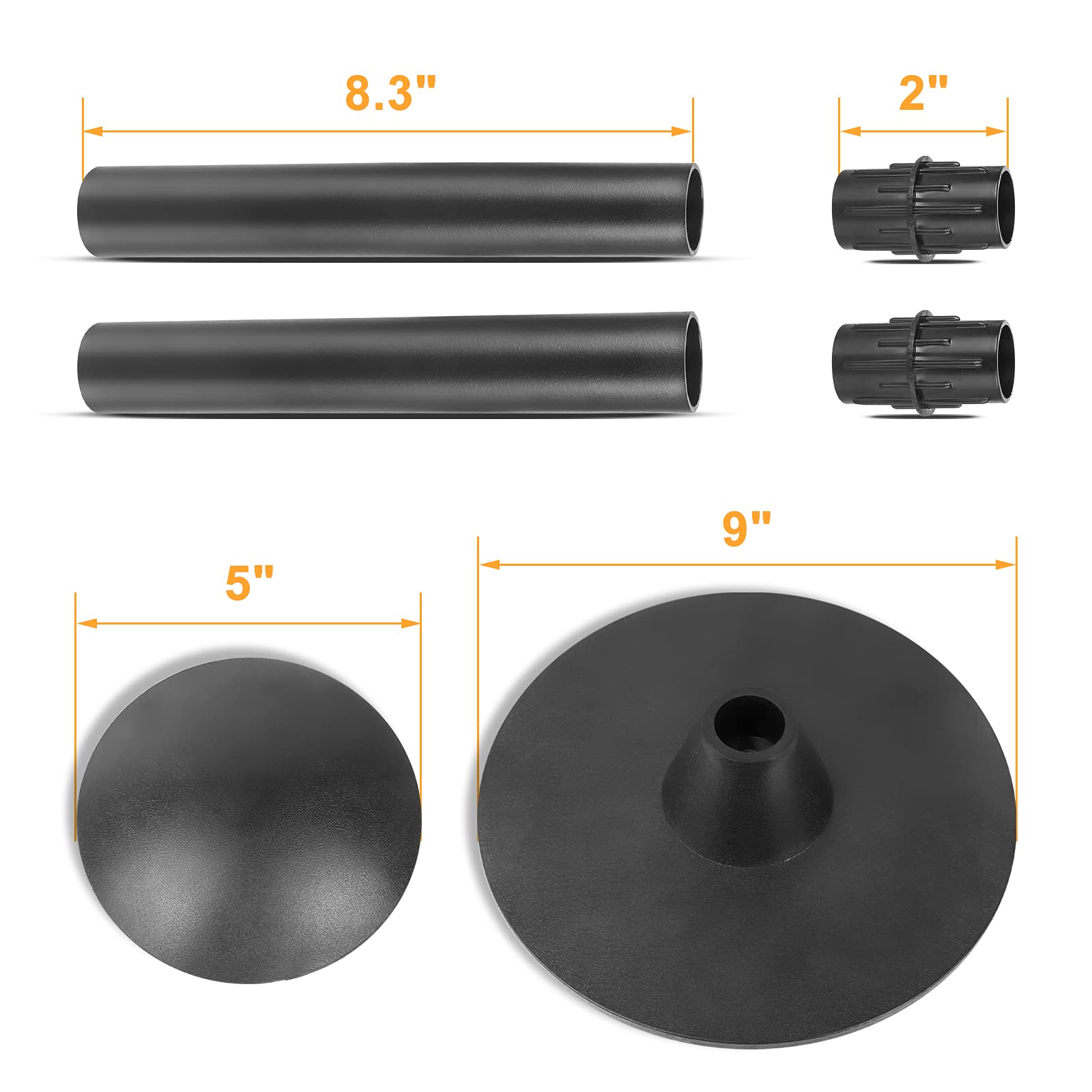 TBTeek universal-fit patio cover pole for versatile protection