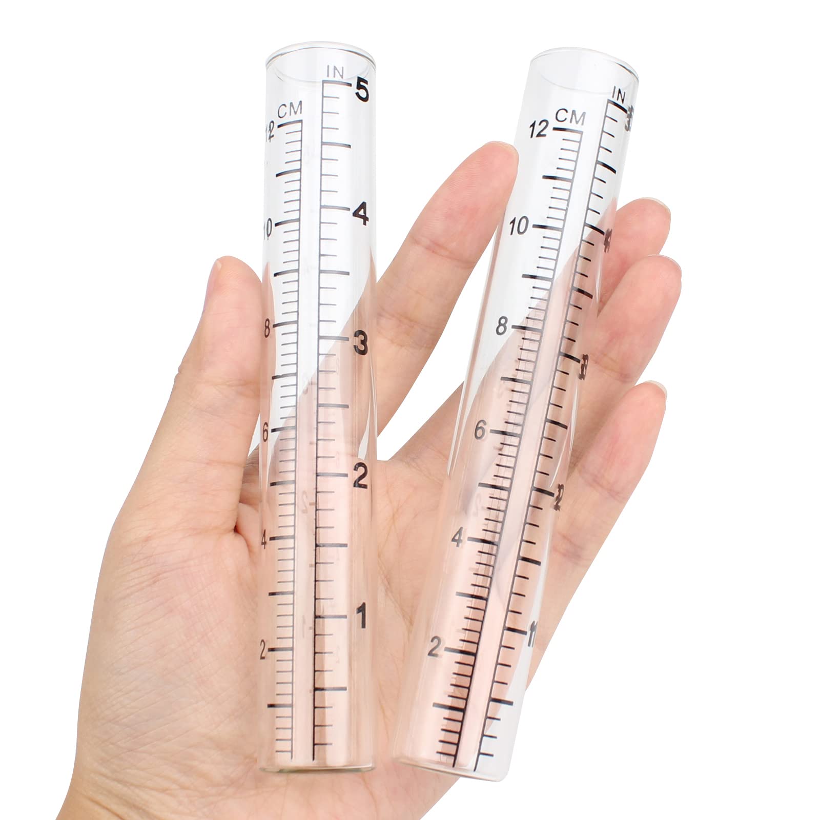 TBWHL 5-inch tube with dual-scale design helps track rainfall.