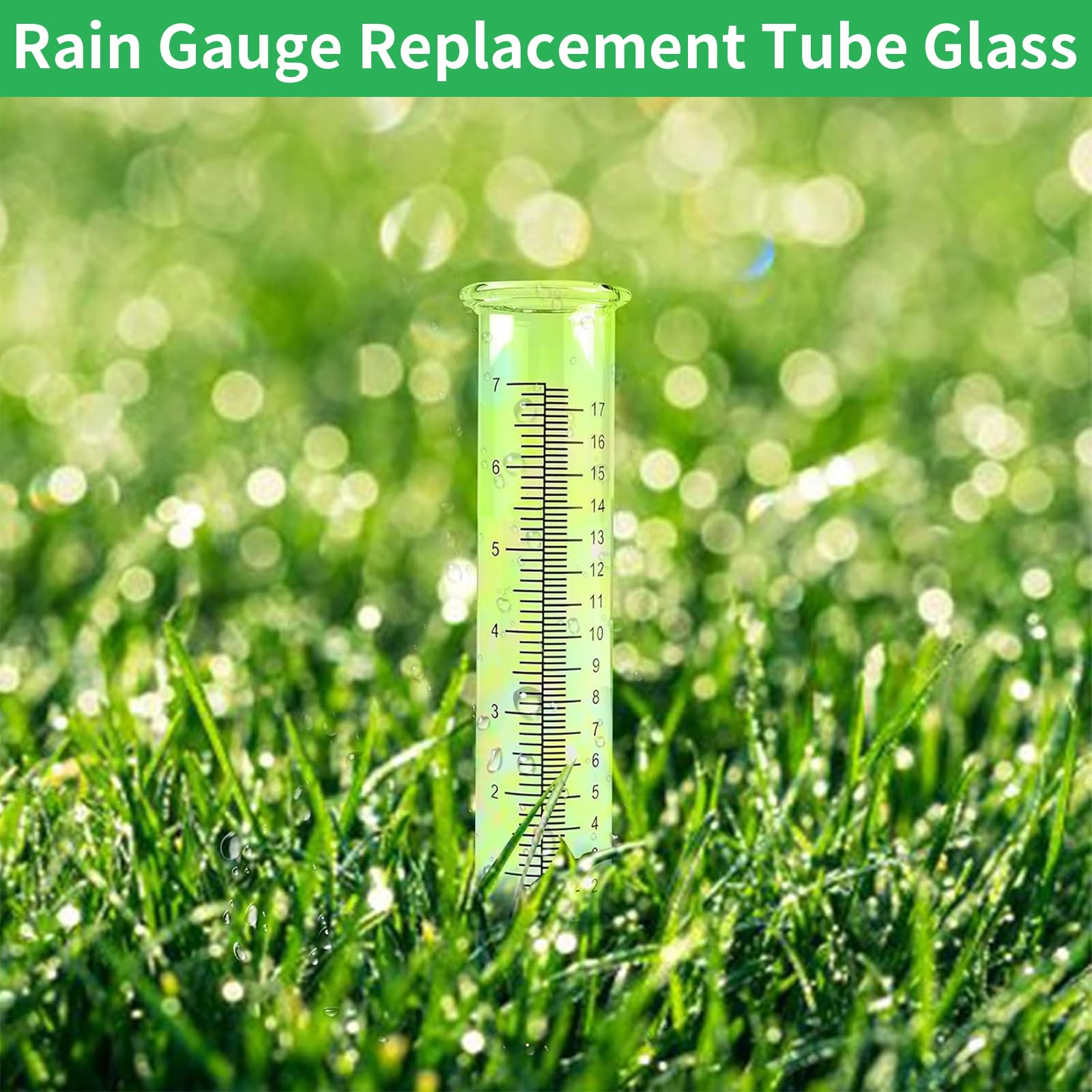 TBWHL clear glass tube helps track daily rainfall precisely.