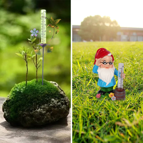 TBWHL durable glass tube provides easy rain measurement in gardens.