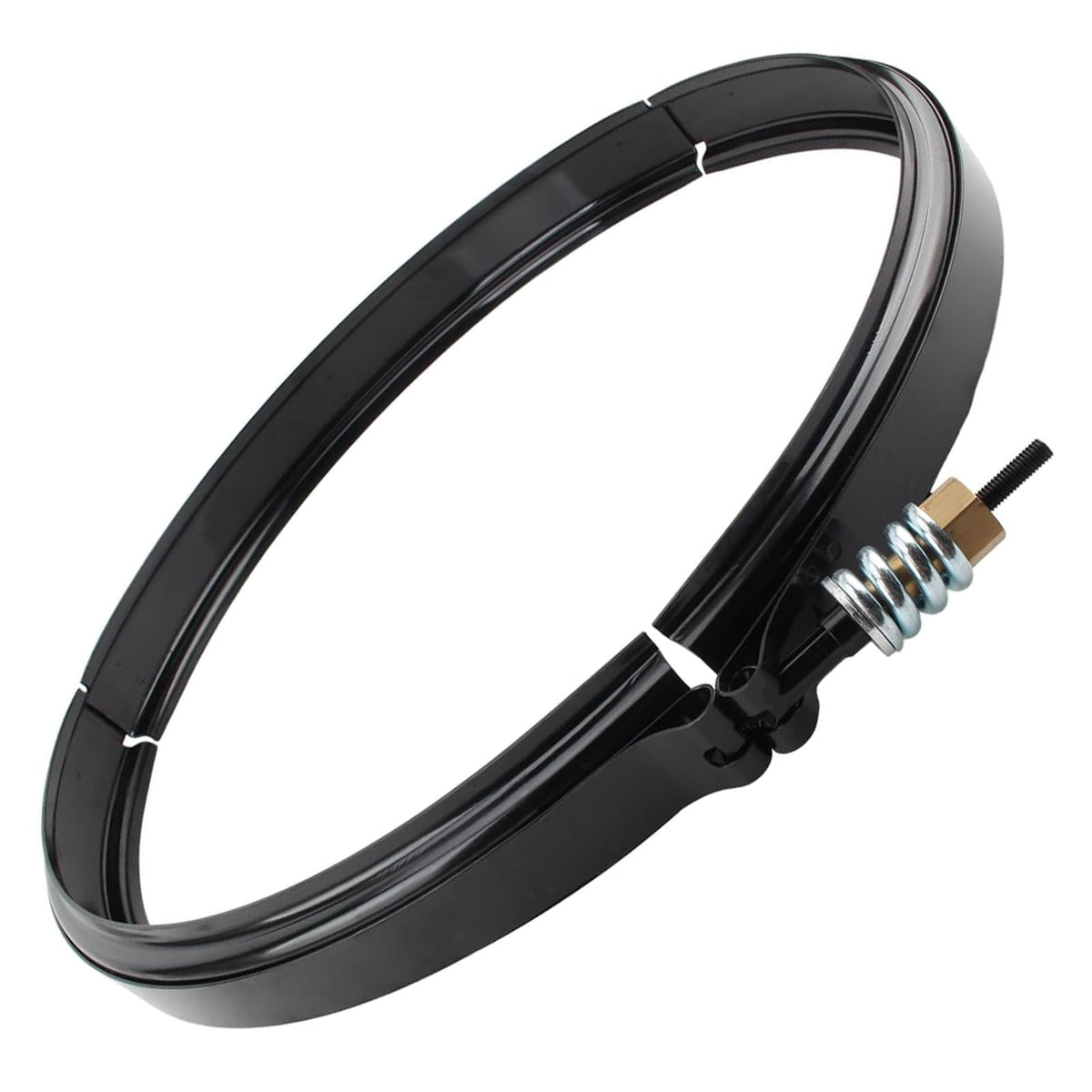 TBYCTT 190003 clamp front view shows durable stainless steel for a secure filter seal.