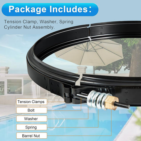 TBYCTT 190003 clamp kit in packaging showing complete upgrade for pool filters.