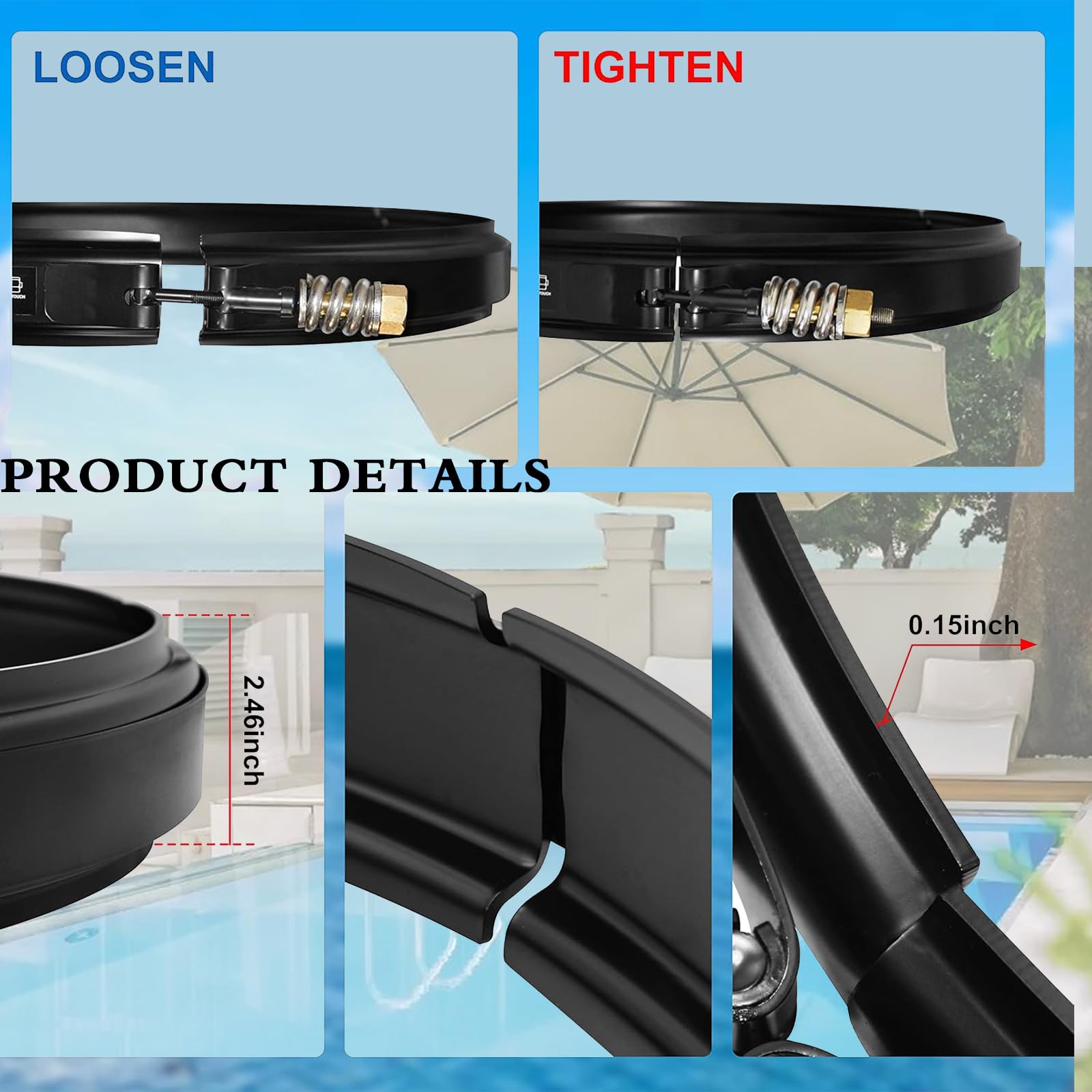 TBYCTT 190003 washers included for a snug, leak-free seal.