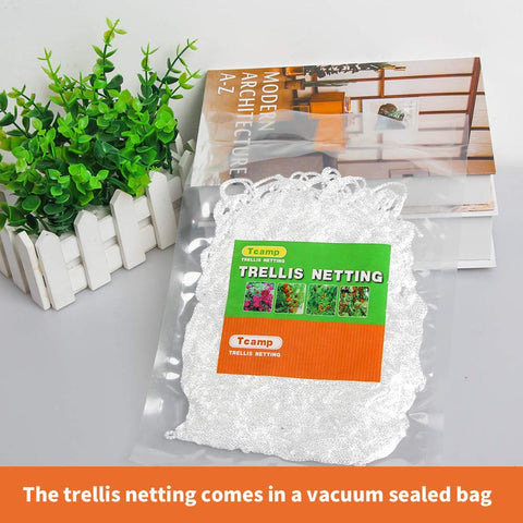 TCAMP netting over trees, gardens, or walls for versatile training