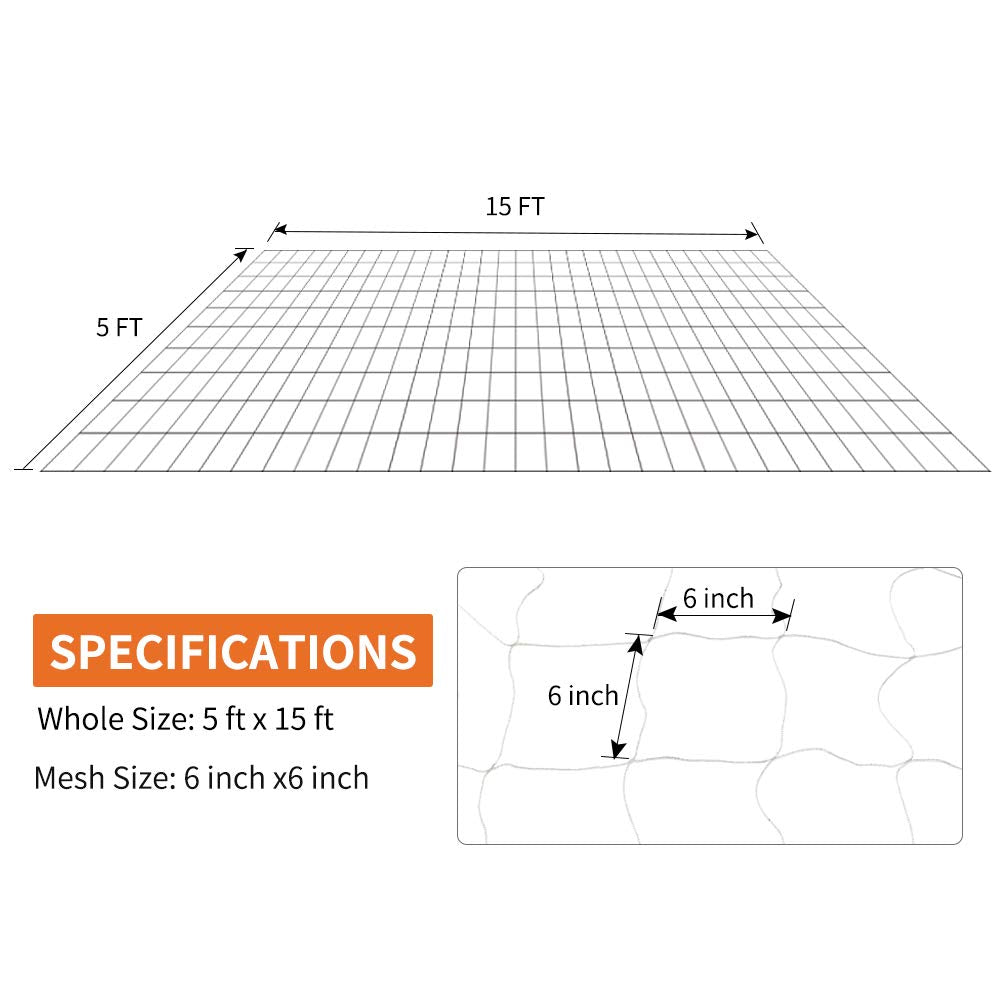 TCAMP soft edges and odor-free netting for safe use