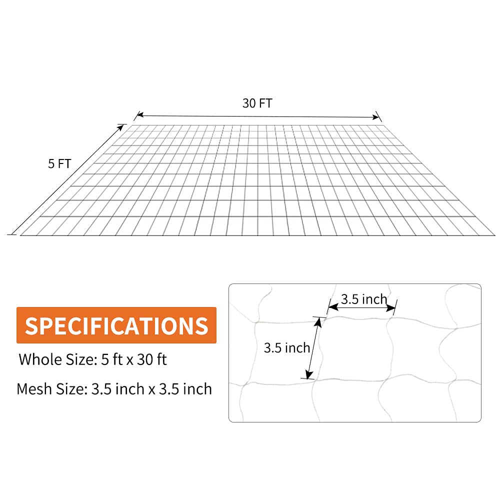 TCamp 3.5-inch mesh trellis helps beans and peas climb with structured growth.