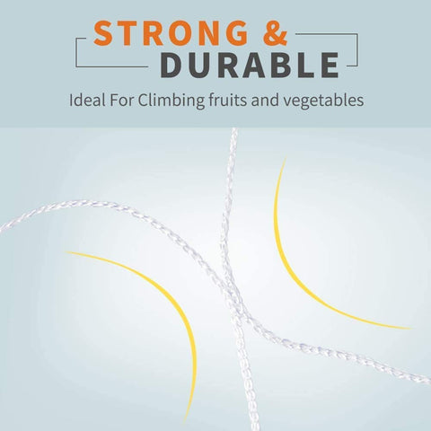 TCamp heavy-duty polyester netting offers durable garden support and long-lasting life.