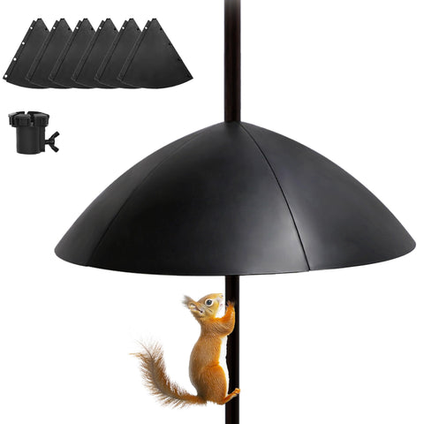 TCBWFY 18in squirrel proof baffle guards feeders from pests