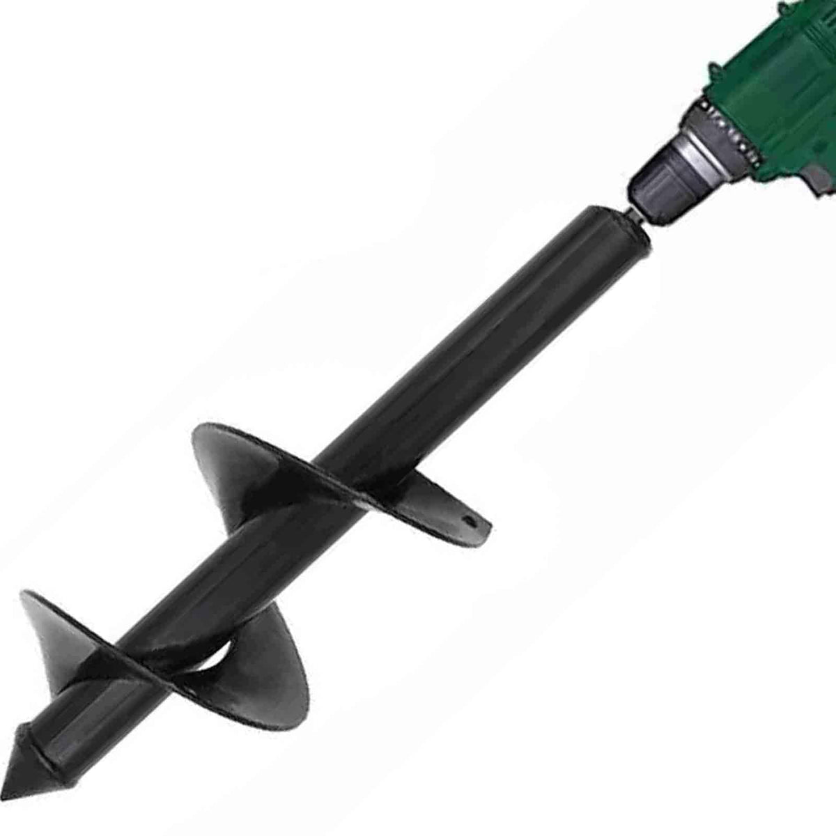TCBWFY 4x12inch auger drill bit for planting creates quick, precise holes for bulbs