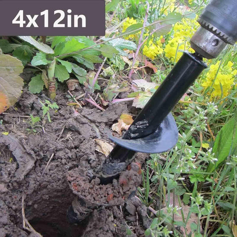 TCBWFY garden auger drill bit offers sturdy, long lasting performance in the garden