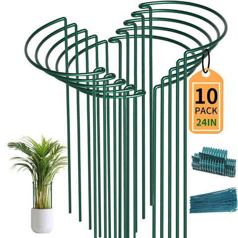 TCBWFY garden border interlock ring to organize beds and support plants.