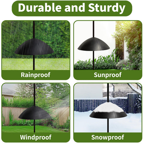 TCBWFY outdoor garden baffle guards hanging decor and planters