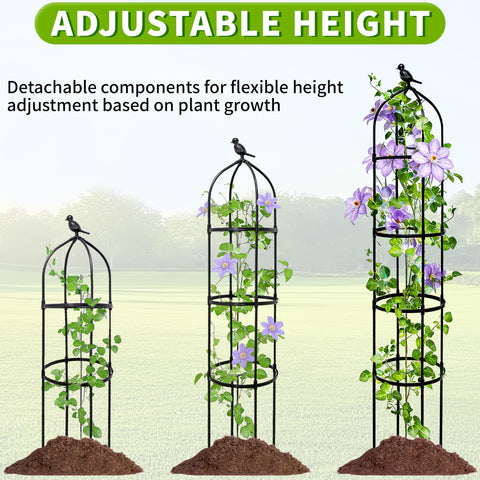 TCBWFY compact vertical growing saves space while improving airflow around plants.