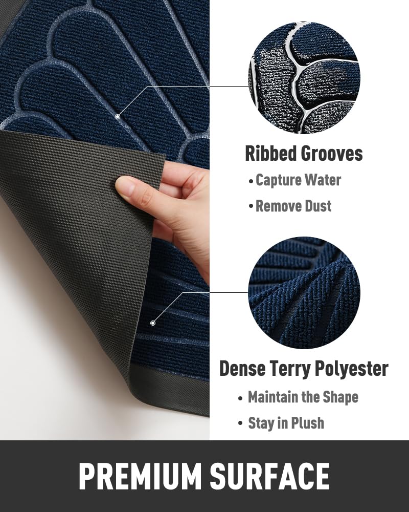 tchdio all-season indoor outdoor mat for porch and patio use