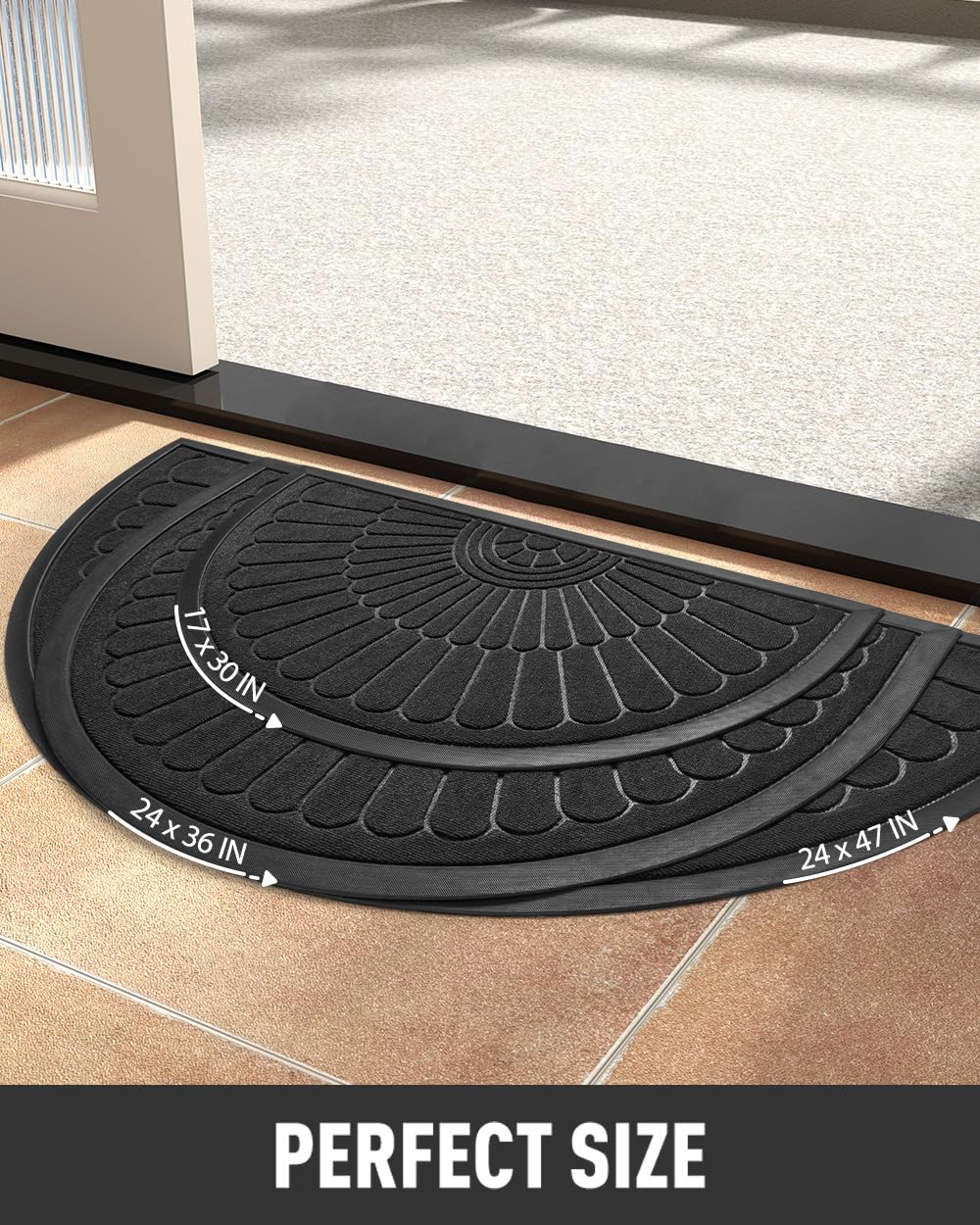 tchdio door mat handles muddy paws and heavy foot traffic.