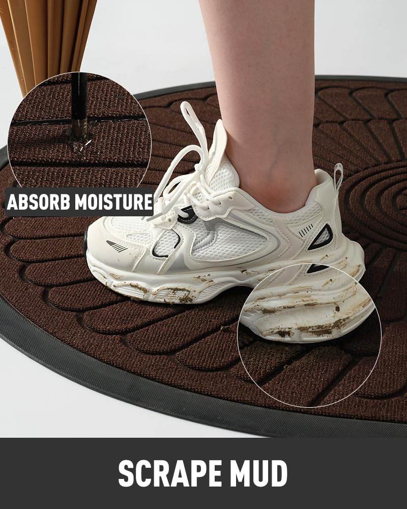 Tchdio mat designed for outdoor and indoor use protecting floors from moisture