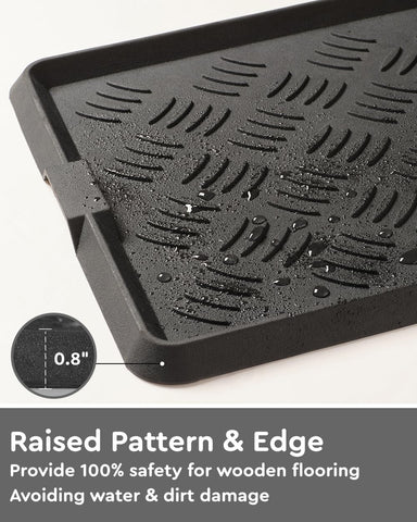 tchdio durable boot tray cleans easily after use in hall or porch