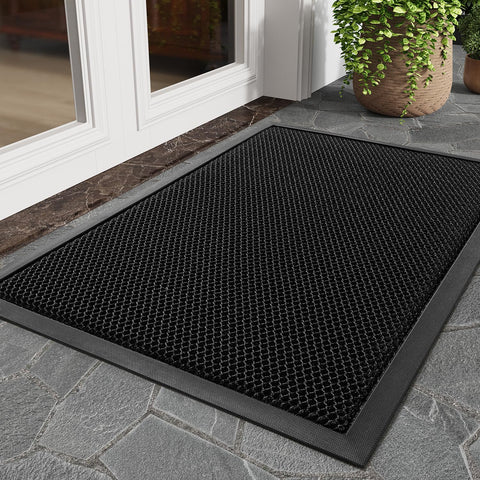 Tchdio dirt-trapping mesh surface captures dust and moisture for a cleaner entry