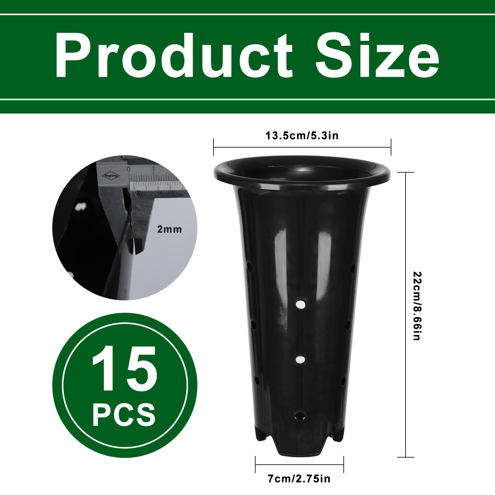 tchrules indoor-outdoor gardening pot ideal for yard or greenhouse