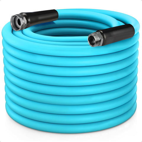 Tckoasis garden hose 200ft 5/8 in for expansive yard watering and easy reach.