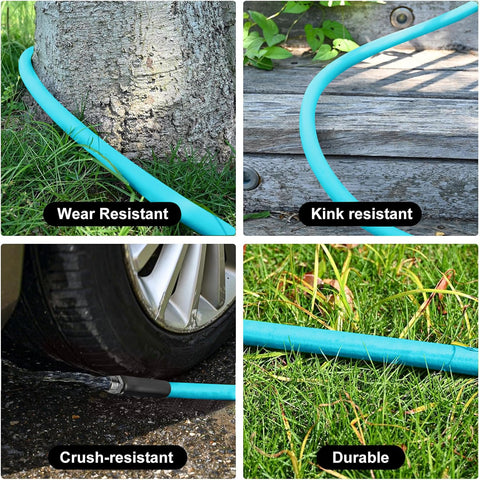Tckoasis versatile hose supports garden, car, pool, and pet cleaning tasks.