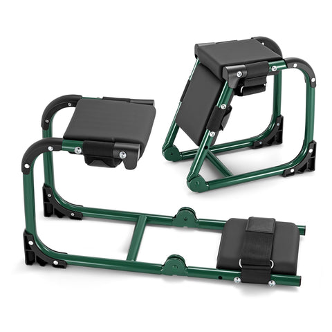 Tcoivs Ergonomic Knee Seat folded-compact image showing easy storage and portable design.