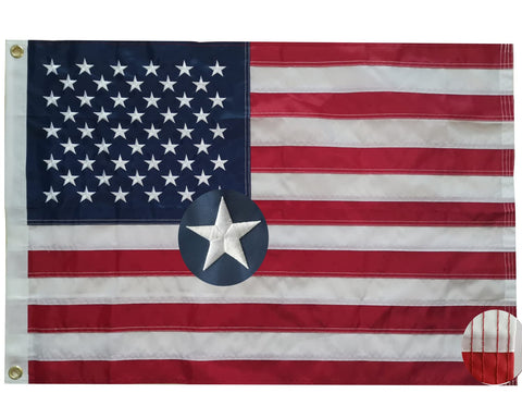 TCTOHZNG American flag 2x3ft embroidered stars for durable outdoor display