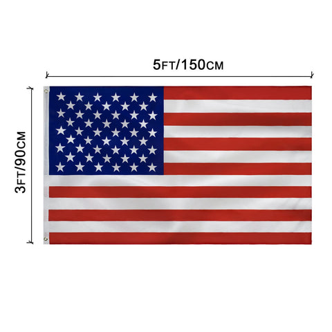 TCTOHZNG flag with double-stitched edges for long-lasting outdoor use