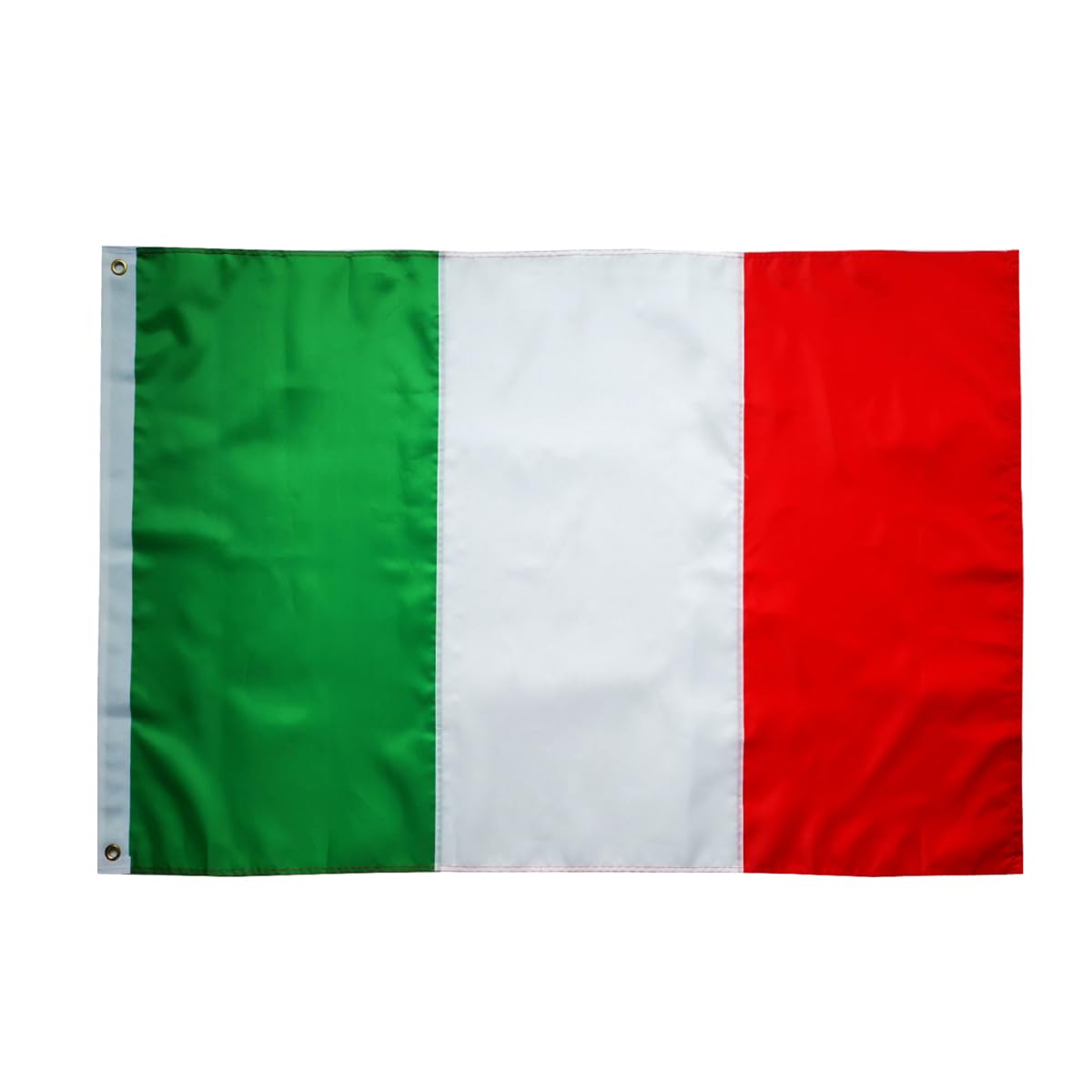 TCTOHZNG Italian flag 210D Oxford fabric with durable stitching detail.