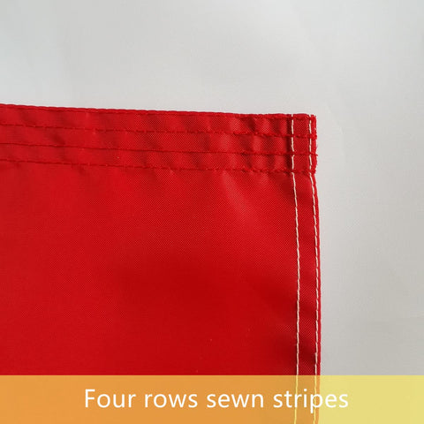 TCTOHZNG Italian flag quality-stitched fly hem resists fraying.