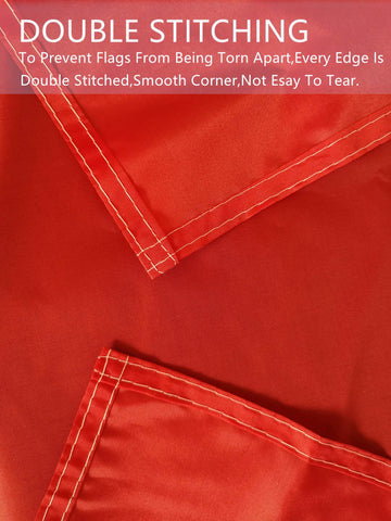 TCTOHZNG durable polyester flag fabric for long-lasting use.